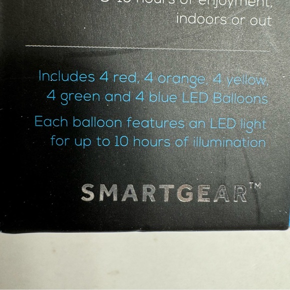 NWT. SMARTGEAR ~ 20 PIECE LIGHT UP LED BALLOONS - Picture 4 of 7